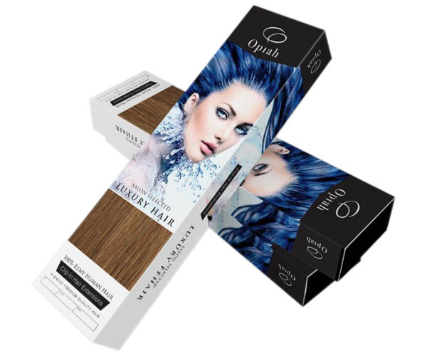 Custom Printed Hair Extension Boxes | Wholesale Hair Extension Packaging | Hair  Extension Boxes