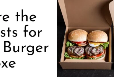 Explore the Contrasts Between Custom Burger Boxes and Generic Packaging