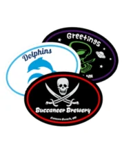 Oval Stickers