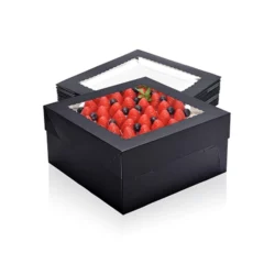 Black Bakery Boxes