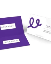 Folded Business Cards