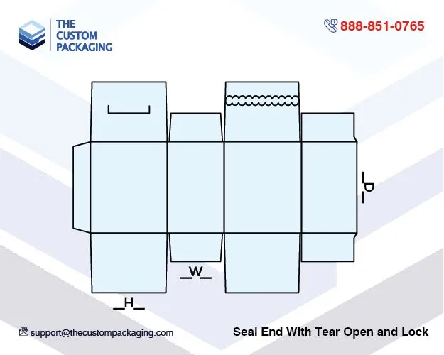 Seal End With Tear Open and Lock
